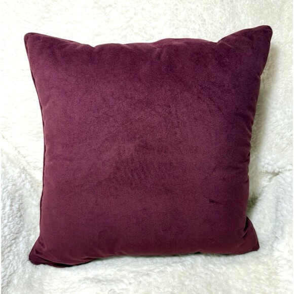 Abstract Floral Throw Pillow Purple - Threshold  NEW - Picture 3 of 3